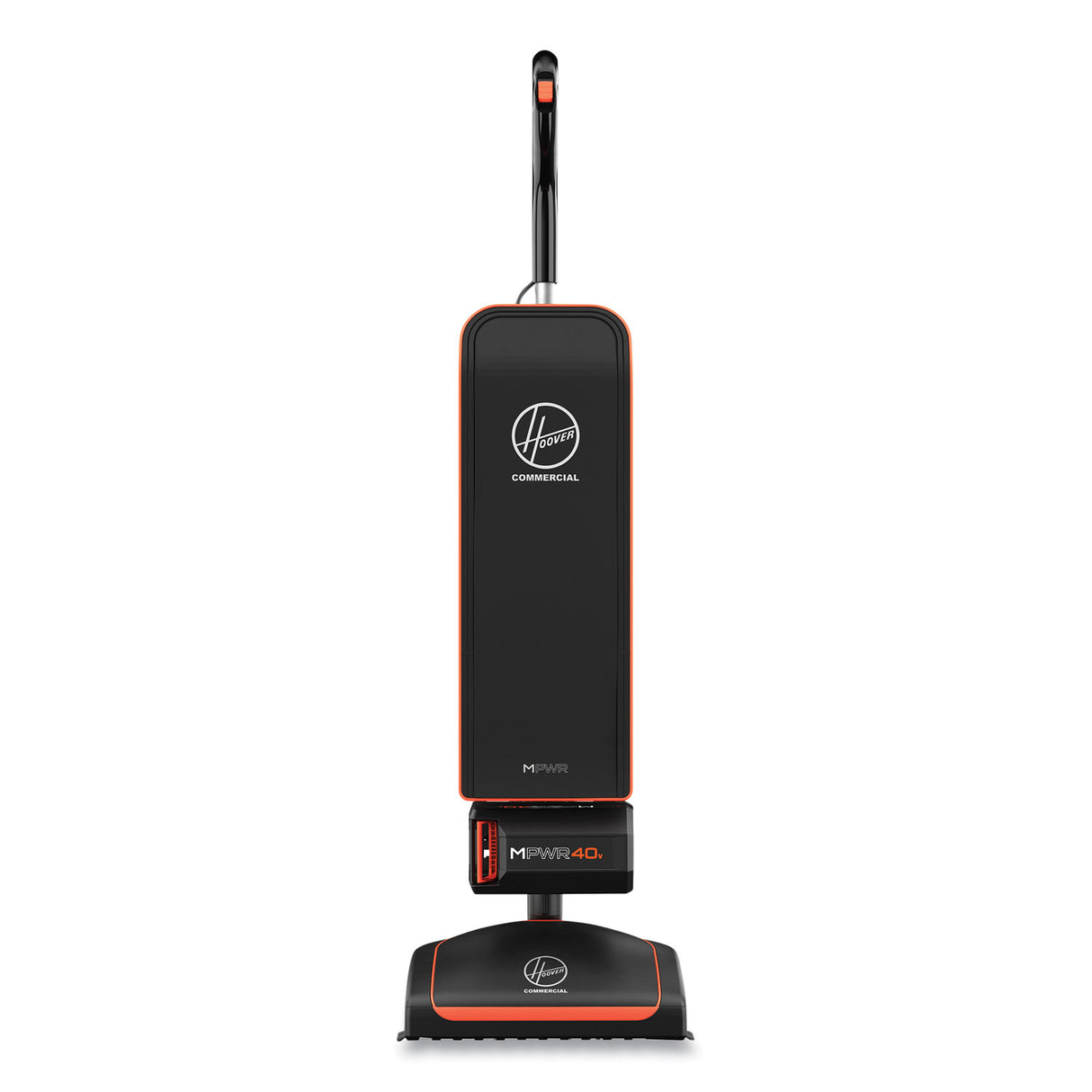 Hoover HVRPWR 40V Cordless Upright Vacuum, 13" Cleaning Path, Black/Orange (24414059)