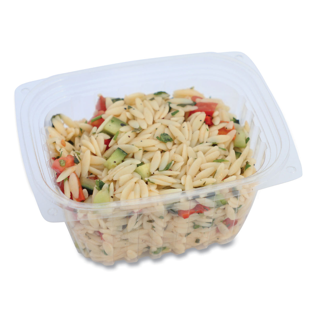 World Centric PLA Rectangular Deli Containers, 16 oz, 4.8 x 5.9 x 2.8, Clear, Plastic, 900/Carton (RDCS16)