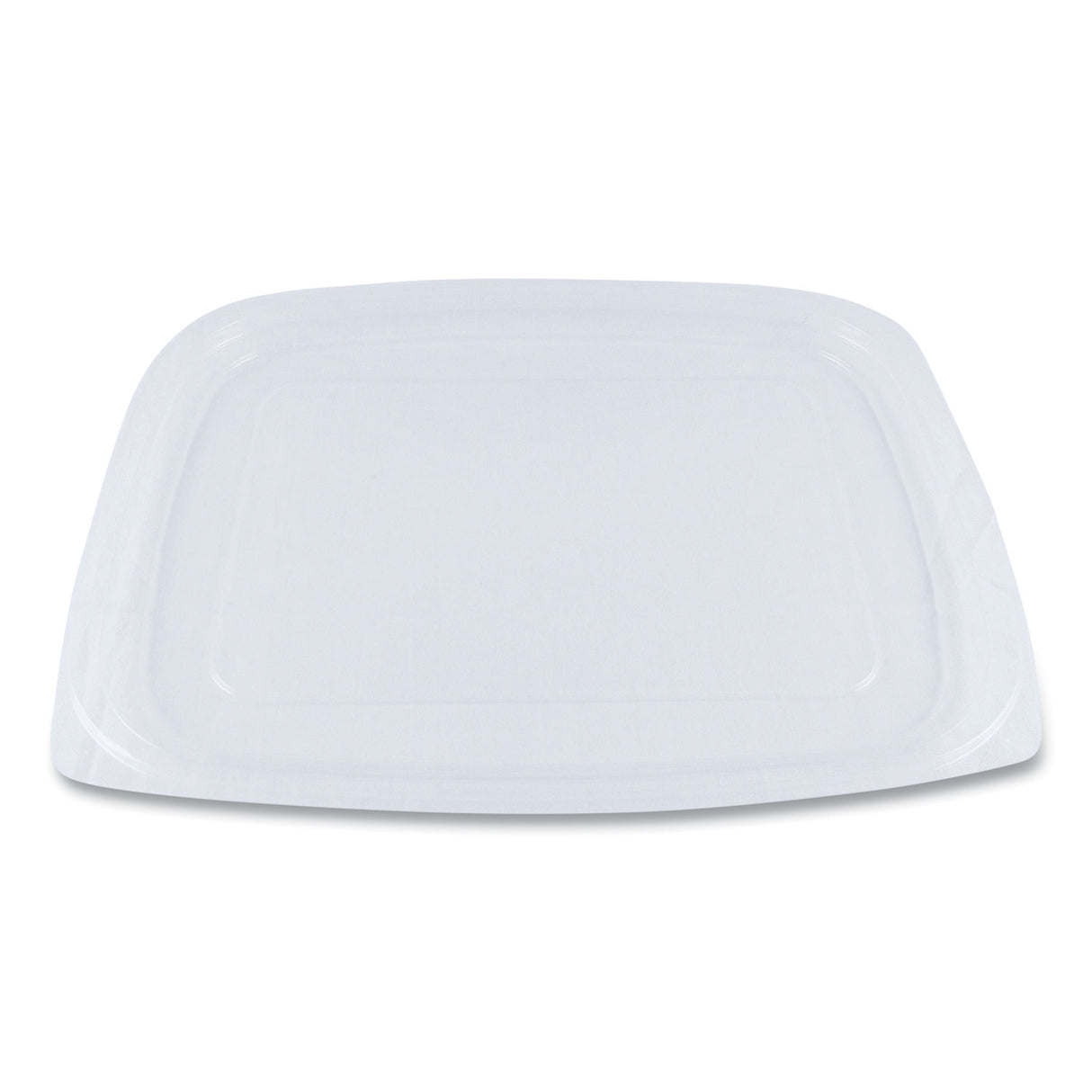 World Centric PLA Rectangular Deli Container Lids, 6.5 x 7.5 x 0.3, Clear, Plastic, 600/Carton (RDLCS24)