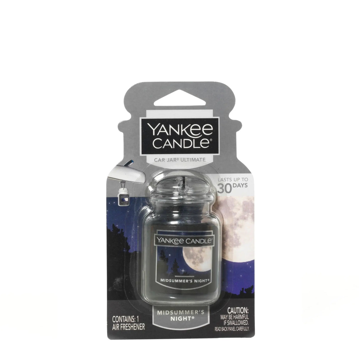 Yankee Candle Car Jar Ultimate (Midsummer's Night) | Invigorating Midnight Scent Yankee Candle