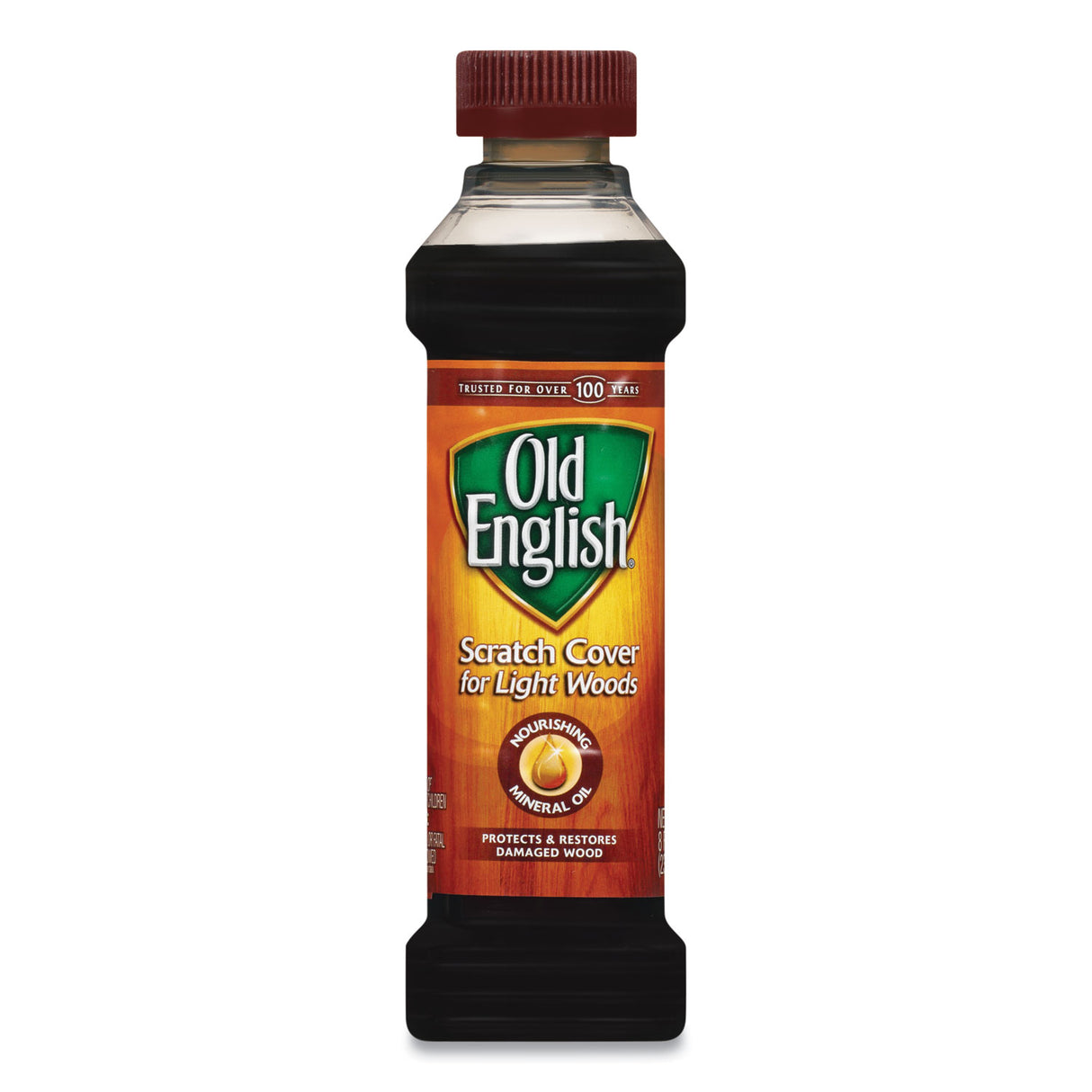 OLD ENGLISH Furniture Scratch Cover, For Light Wood, 8oz Bottle (75462)