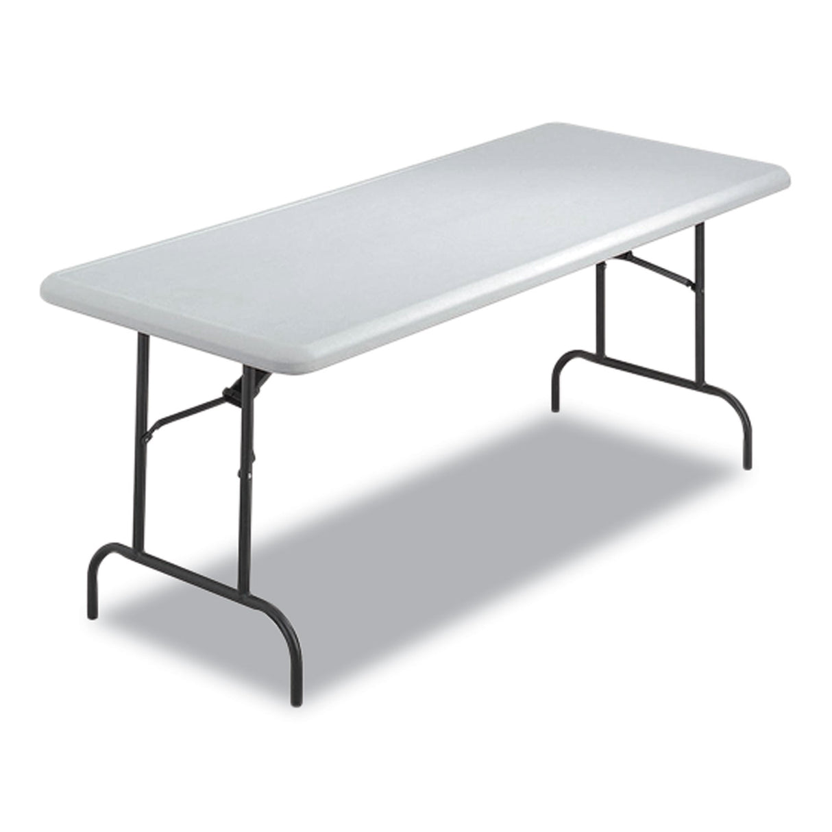 Iceberg IndestrucTables Too 600 Series Folding Table, Rectangular, 72" x 30" x 29", Platinum (65323)