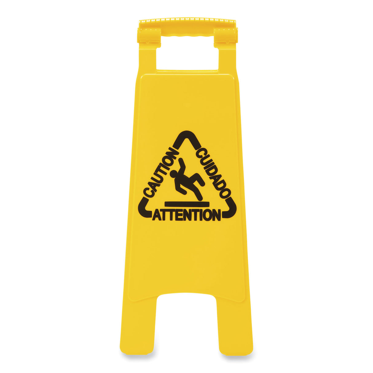 Boardwalk Site Safety Wet Floor Sign, 2-Sided, 10 x 2 x 26, Yellow (BWK26FLOORSIGN)