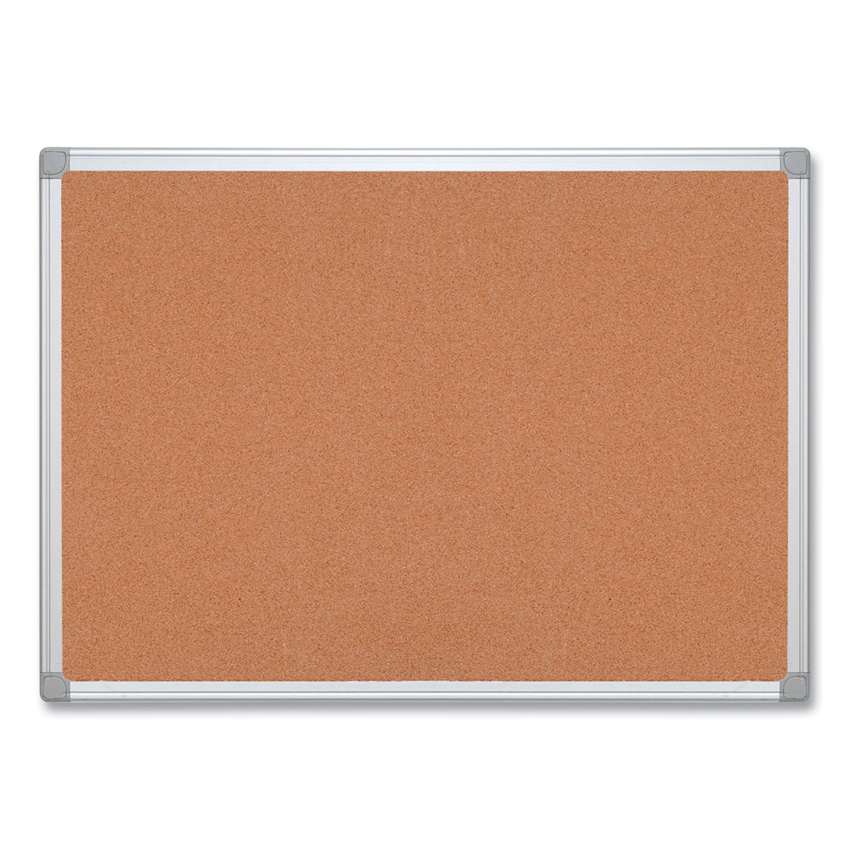 MasterVision Earth Cork Board, 48 x 36, Tan Surface, Silver Aluminum Frame (CA051790)