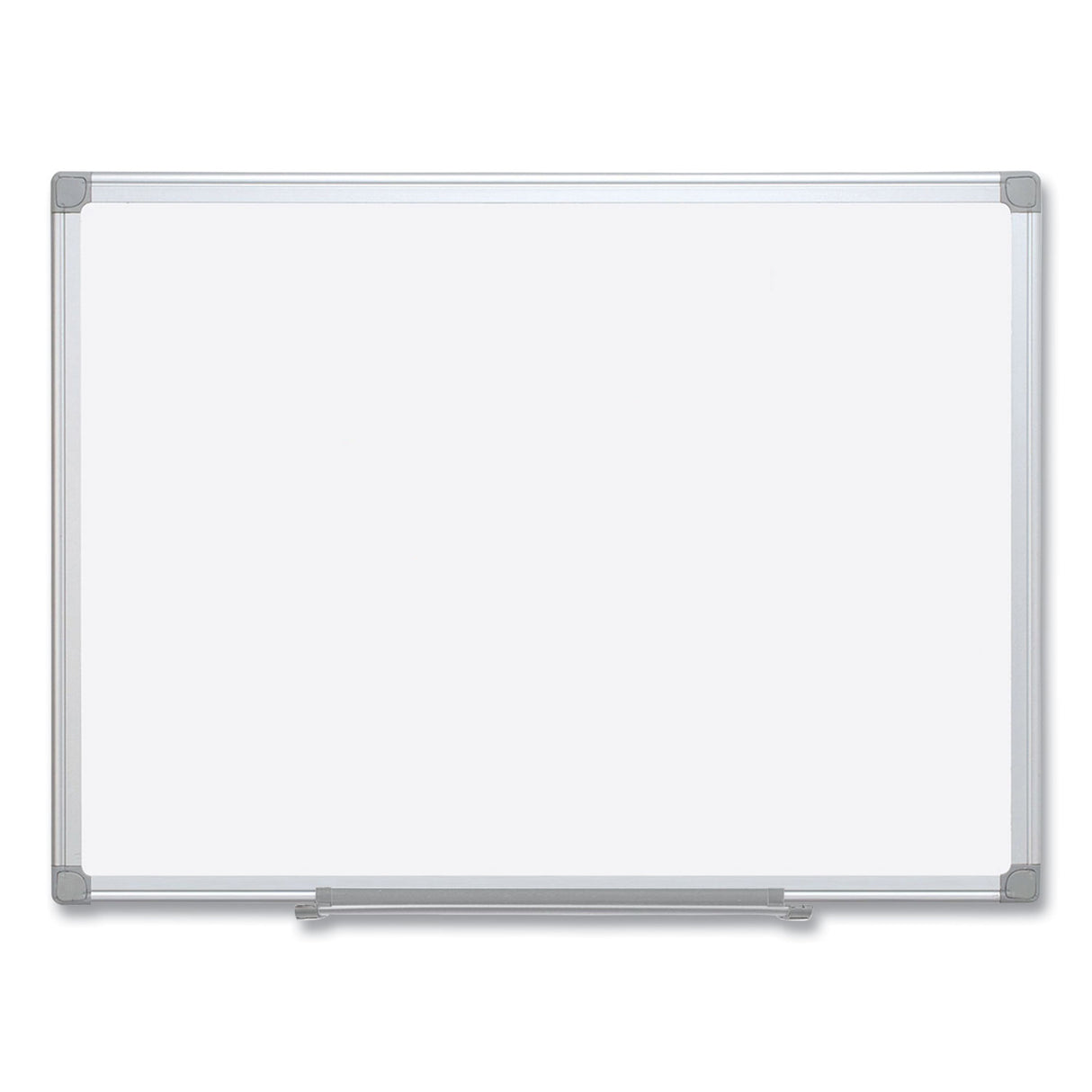 MasterVision Earth Silver Easy-Clean Dry Erase Board, Reversible, 72 x 48, White Surface, Silver Aluminum Frame (MA2700790)