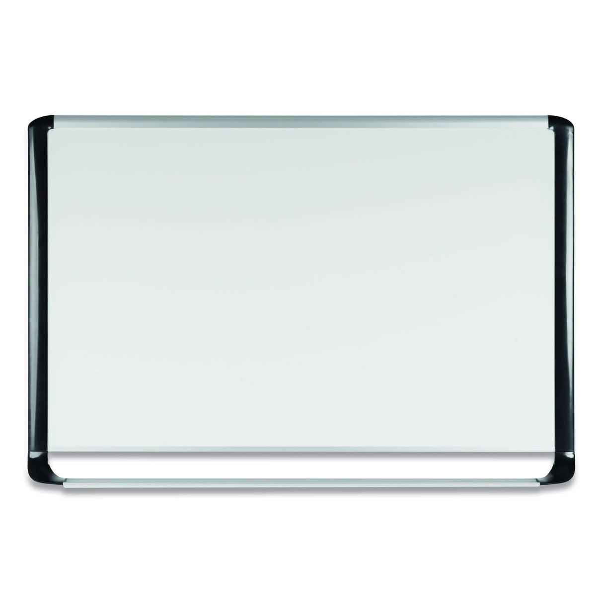MasterVision Pure Platinum Magnetic Dry Erase Board, 96 x 48, White Surface, Silver/Black Aluminum Frame (MVI210401)