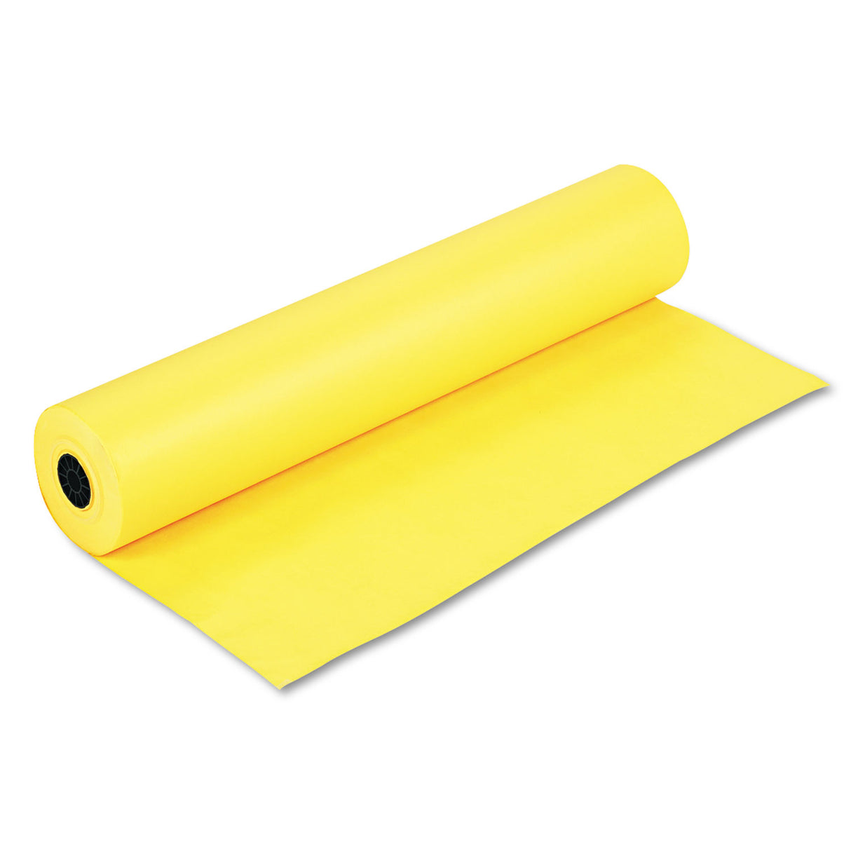 Pacon Rainbow Duo-Finish Colored Kraft Paper, 35 lb Wrapping Weight, 36" x 1,000 ft, Canary (63080)