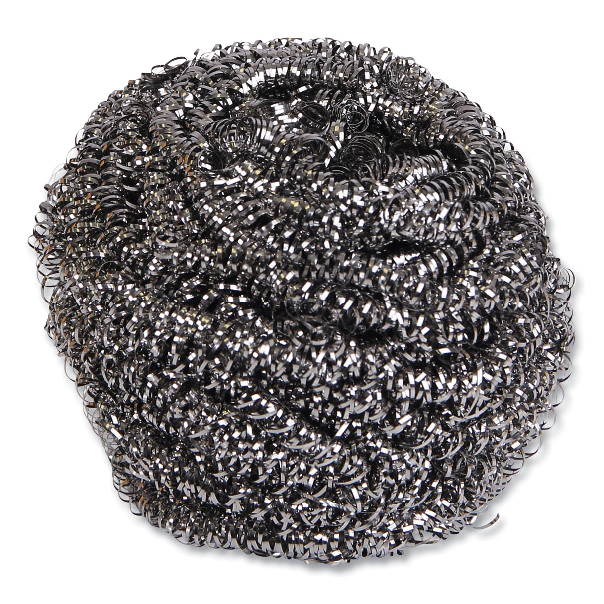 Boardwalk® Stainless Steel Scrubber, Steel Gray, 12 Scrubbers (BWK50)