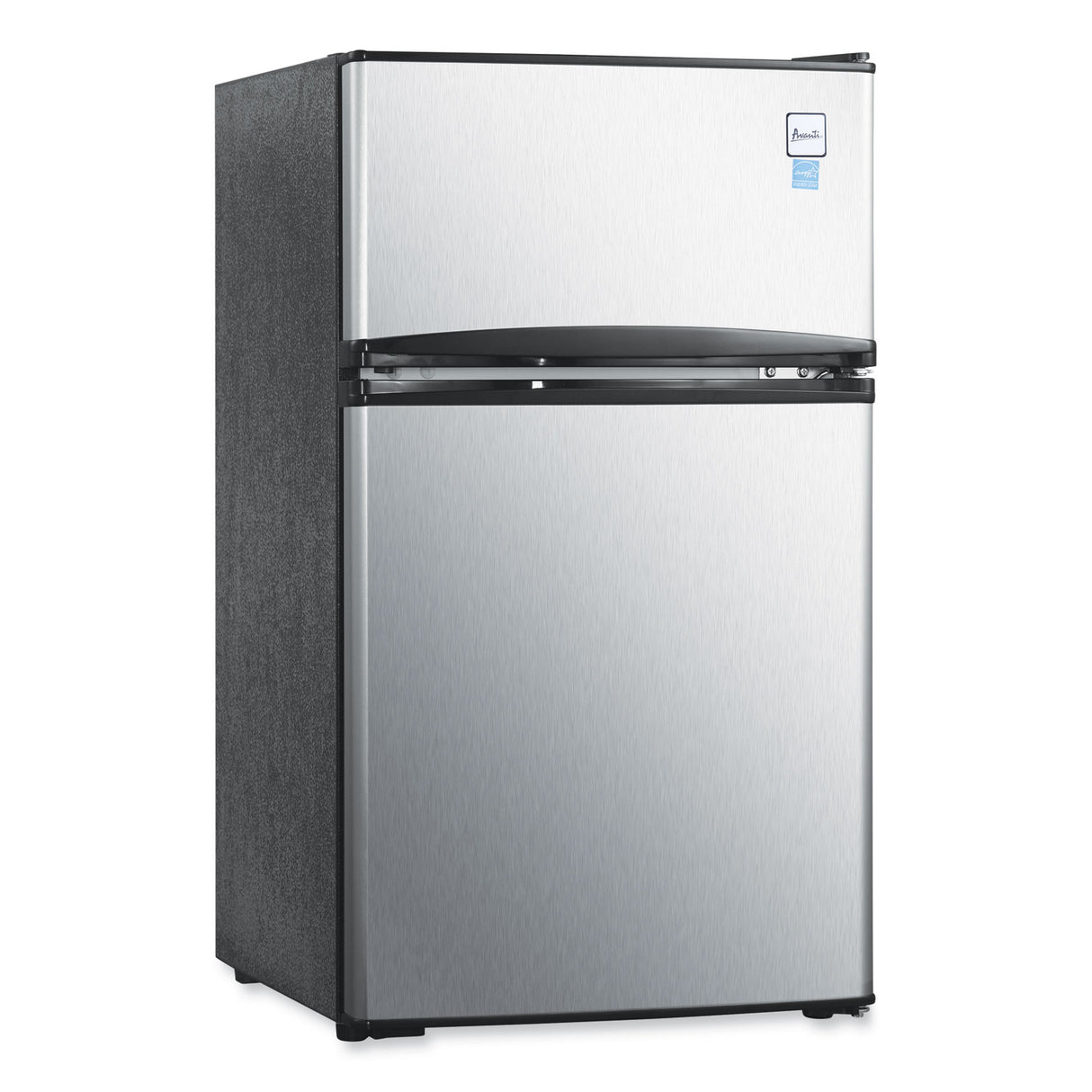 Avanti Counter-Height 3.1 Cu. Ft Two-Door Refrigerator/Freezer, Black/Stainless Steel (RA31B3S)