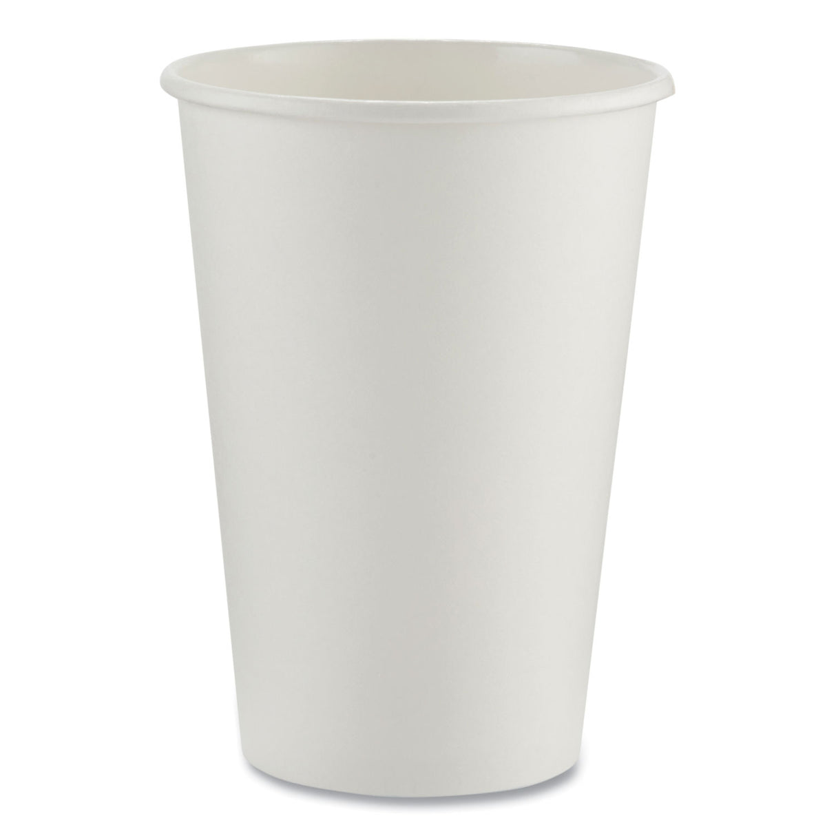 Dixie Paper Hot Cups, 16 oz, White, 50/Sleeve, 20 Sleeves/Carton (2346W)