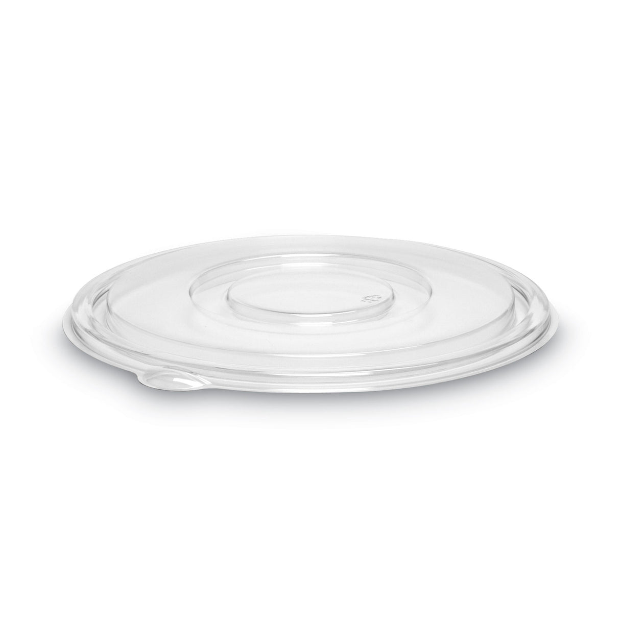 WNA Caterline Pack n' Serve Plastic Lids, Flat Lid, 10" Diameter, Clear, 50/Carton (APB80FLAT)