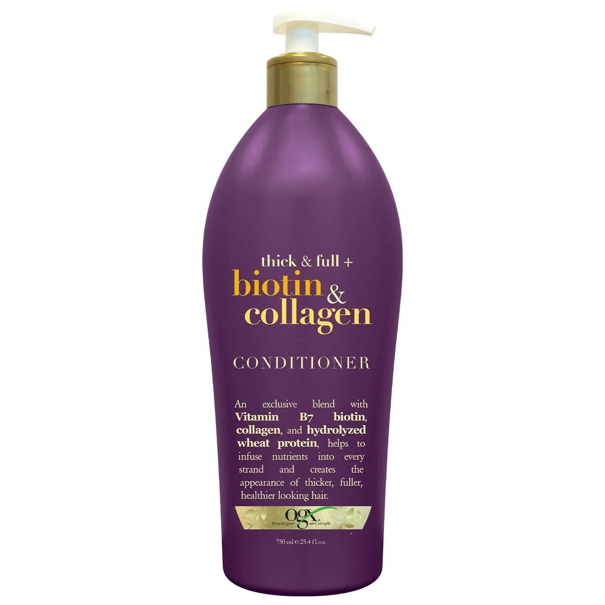 OGX Biotin & Collagen Conditioner (25.4 oz) | Volumizing Strengthening Formula OGX