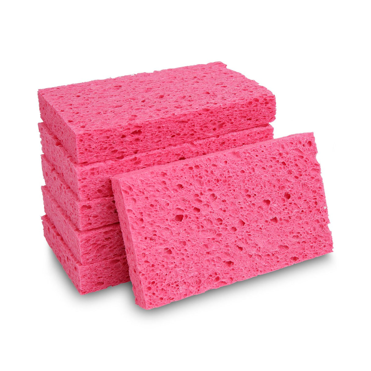 Boardwalk® Small Pink Cellulose Sponges, Pink, 48 Sponges (BWKCS1A)