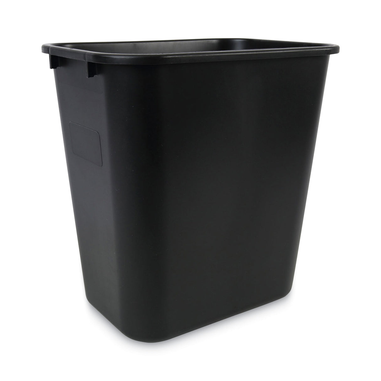 Boardwalk® Soft-Sided Wastebasket, 28-qt, Black (BWK28QTWBBLA)