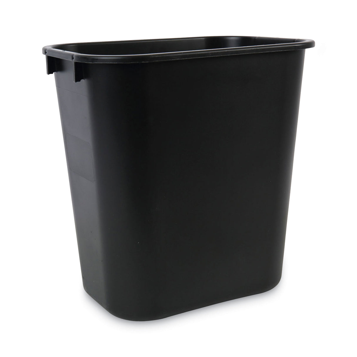 Boardwalk® Soft-Sided Wastebasket, 14qt, Plastic, Black (BWK14QTWBBLA)