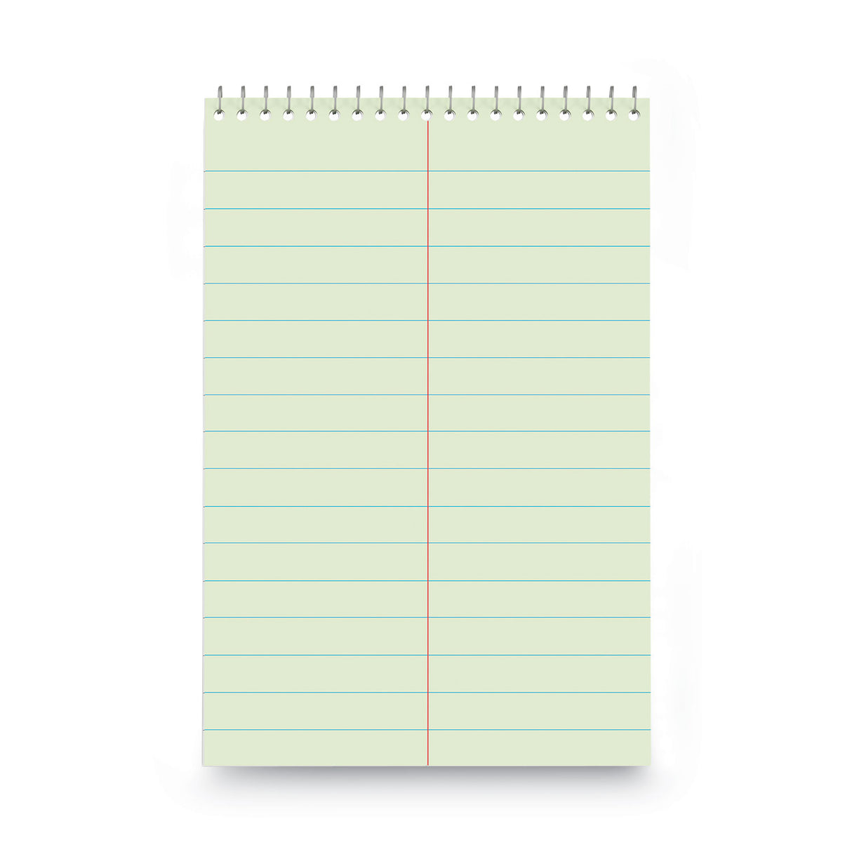 Universal Steno Pads, Pitman Rule, Red Cover, 60 Green-Tint 6 x 9 Sheets (UNV76610)