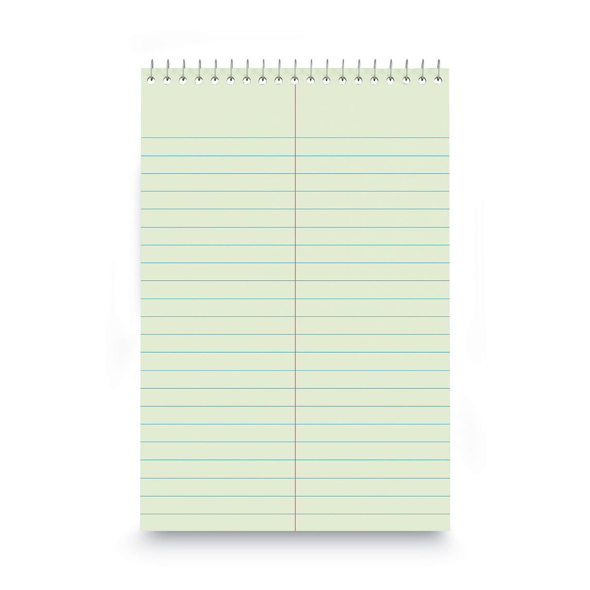 Universal Steno Pads, Gregg Rule, Red Cover, 80 Green-Tint 6 x 9 Sheets (UNV86920)