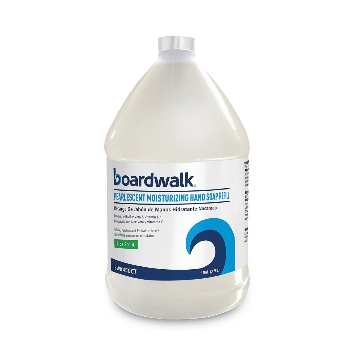 Boardwalk® Pearlescent Moisturizing Liquid Hand Soap Refill, Aloe Scent, 1 gal Bottle, (BWK450EA)