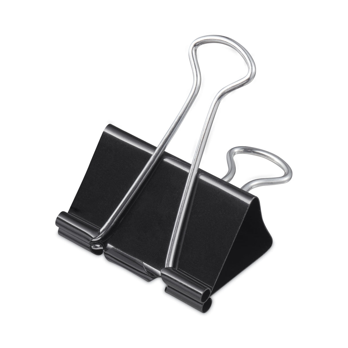 Universal Binder Clip Zip-Seal Bag Value Pack, Large, Black/Silver, 36/Pack (UNV10220VP)