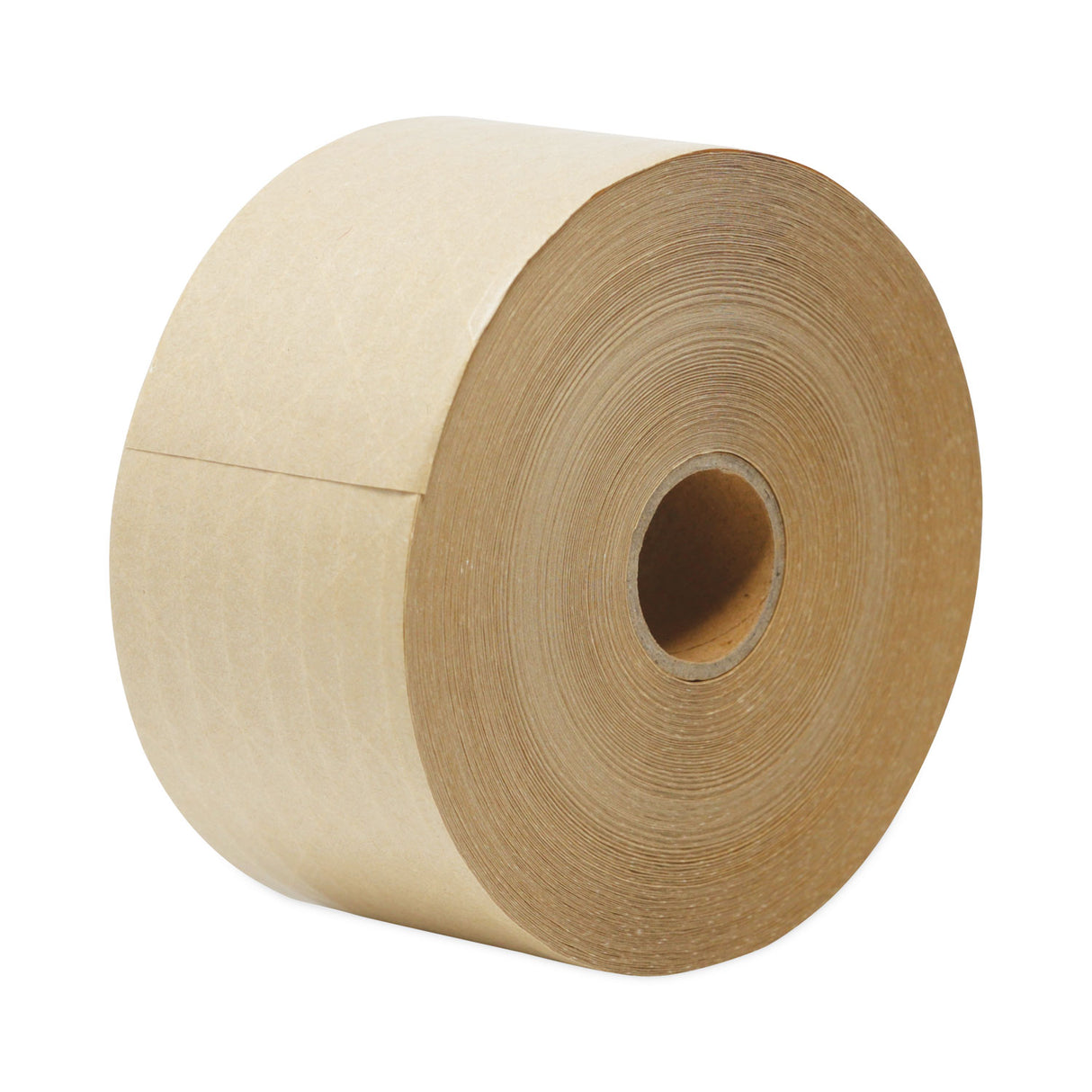 General Supply Glass-Fiber Reinforced Gummed Kraft Sealing Tape, 3" Core, 3" x 450 ft, Brown, 10/Carton (UNV44HD007)