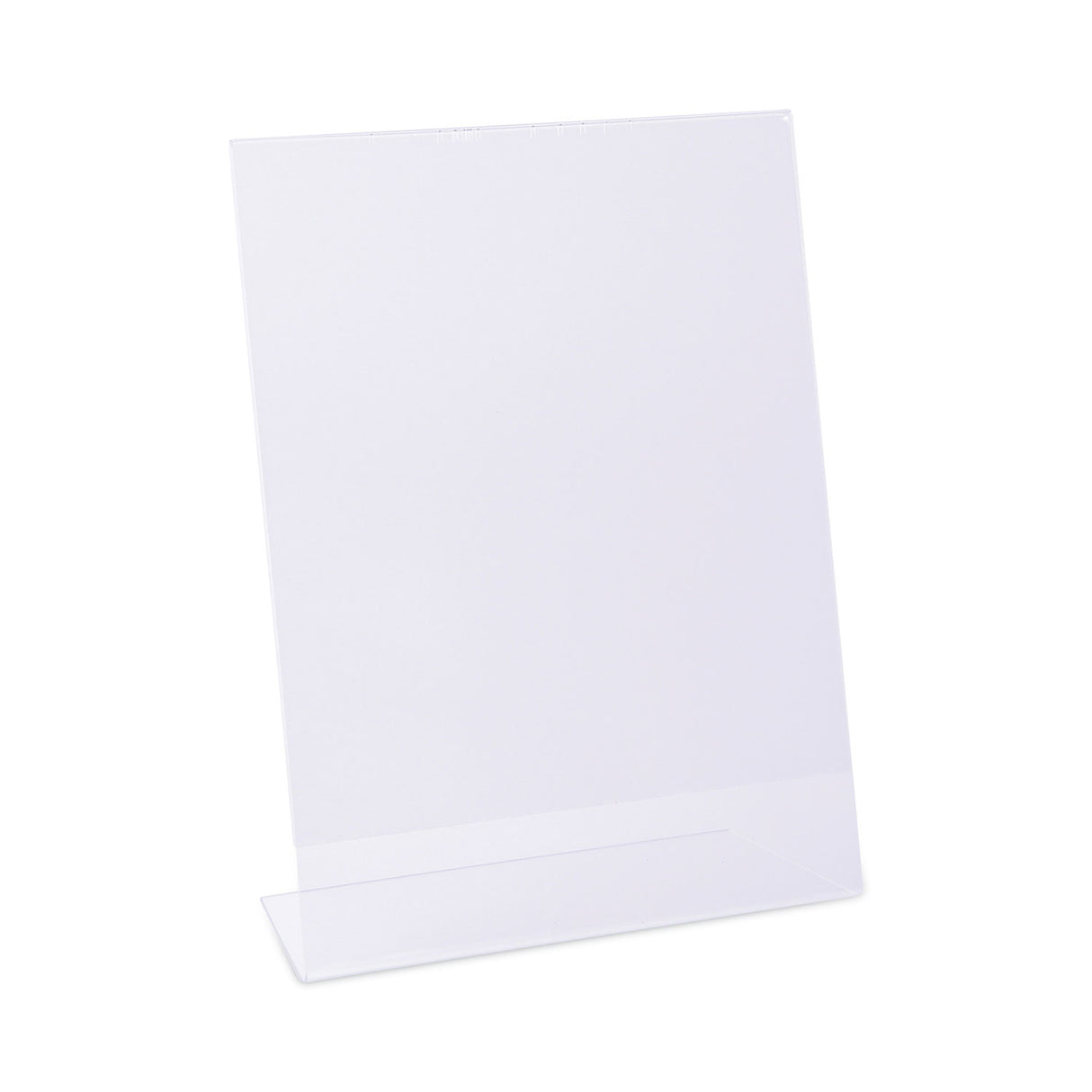 Universal Clear L-Style Freestanding Frame, 8.5 x 11 Insert, 3/Pack (UNV76852)
