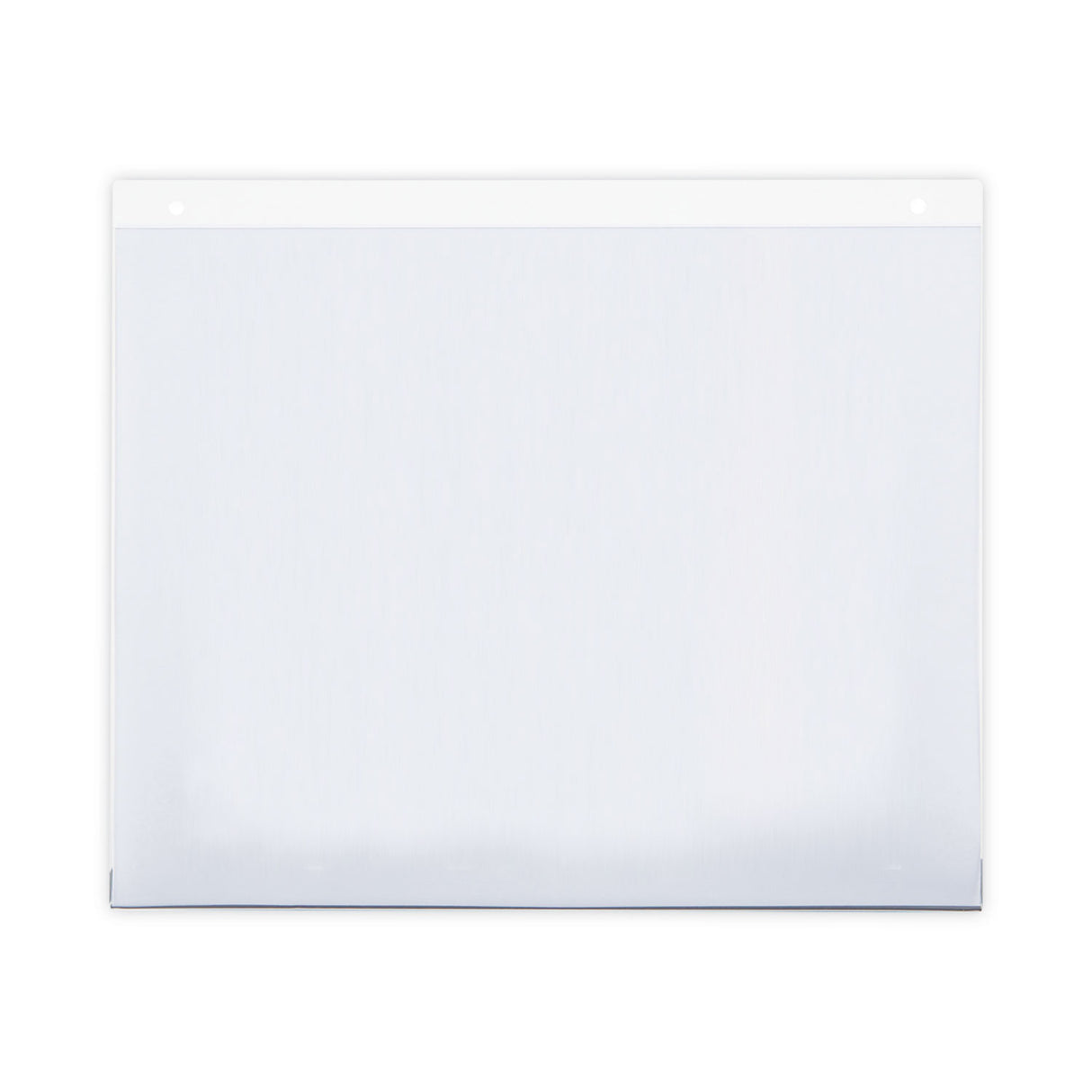 Universal Wall Mount Sign Holder, 11 x 8.5, Horizontal, Clear, 2/Pack (UNV76883)