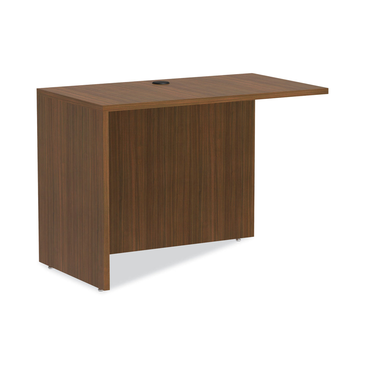Alera Valencia Series Reversible Return/Bridge Shell, 42w x 23.63d x 29.5h, Modern Walnut (ALEVA354224WA)