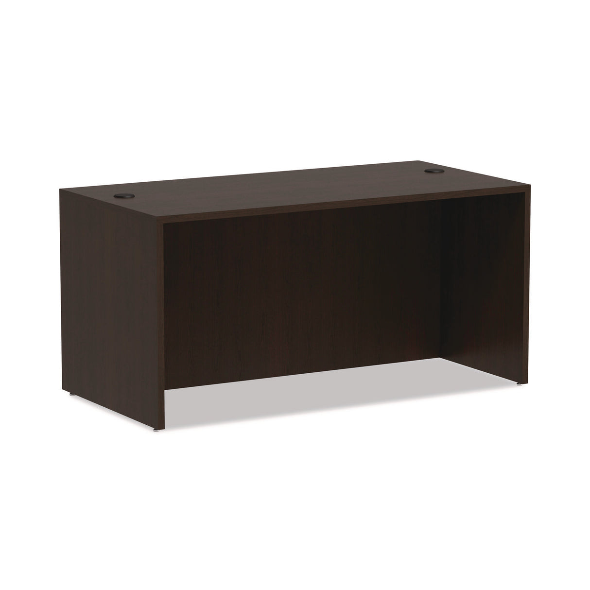 Alera Valencia Series Straight Front Desk Shell, 59.13" x 29.5" x 29.63", Espresso (ALEVA216030ES)