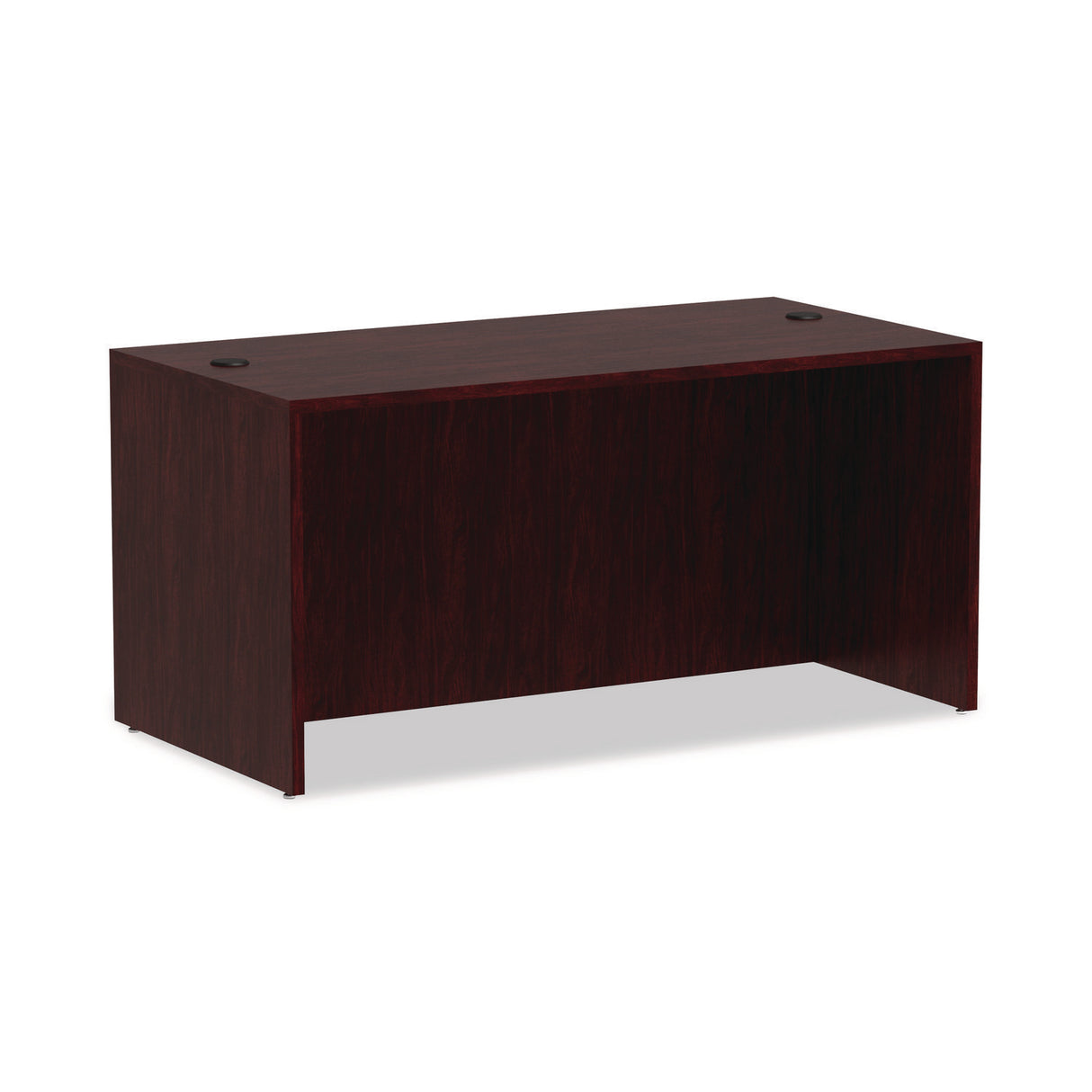 Alera Valencia Series Straight Front Desk Shell, 59.13" x 29.5" x 29.63", Mahogany (ALEVA216030MY)