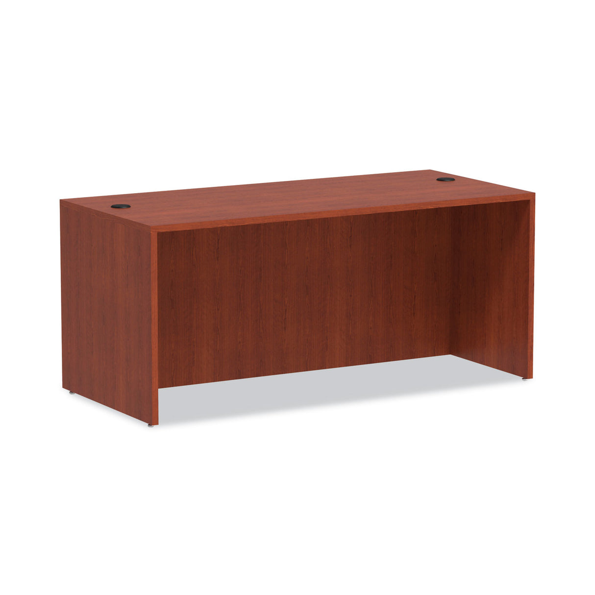 Alera Valencia Series Straight Front Desk Shell, 65" x 29.5" x 29.63", Medium Cherry (ALEVA216630MC)