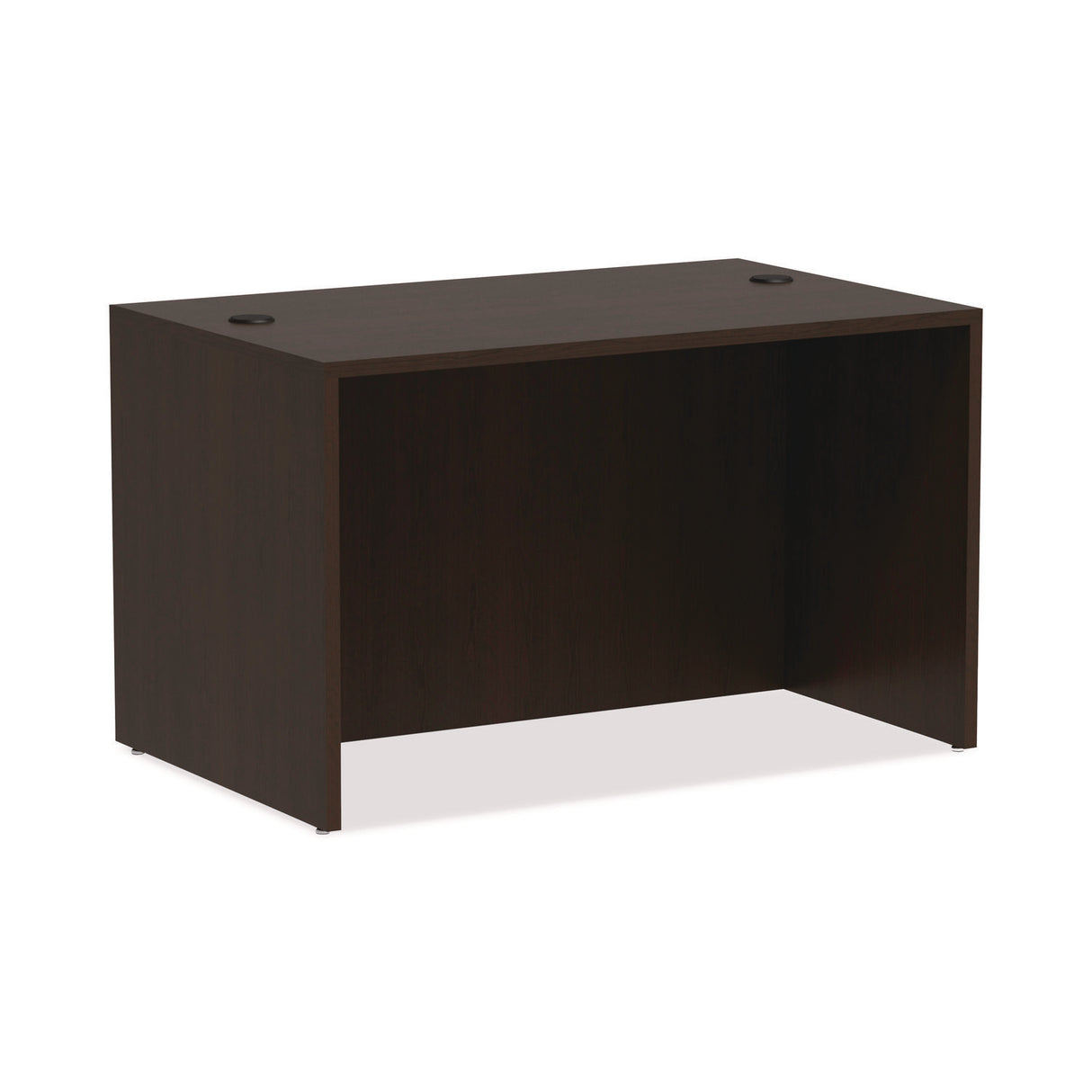 Alera Valencia Series Straight Front Desk Shell, 47.25" x 29.5" x 29.63", Espresso (ALEVA214830ES)