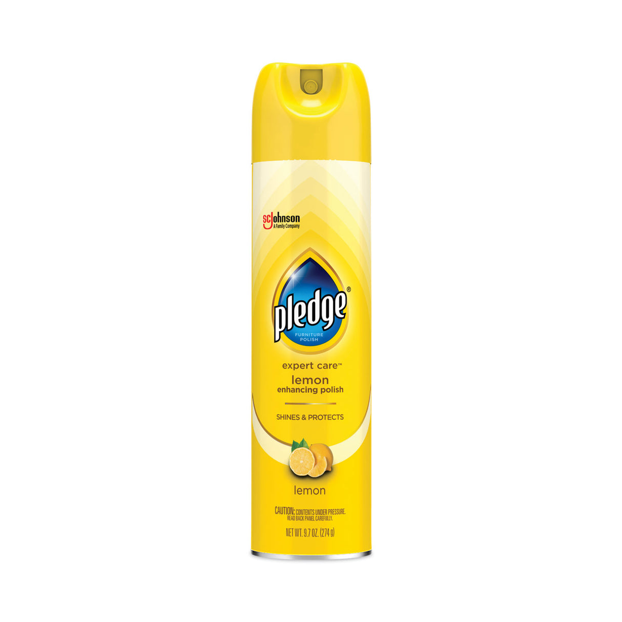 Pledge Furniture Polish, Lemon, 9.7 oz Aerosol Spray (336298EA)
