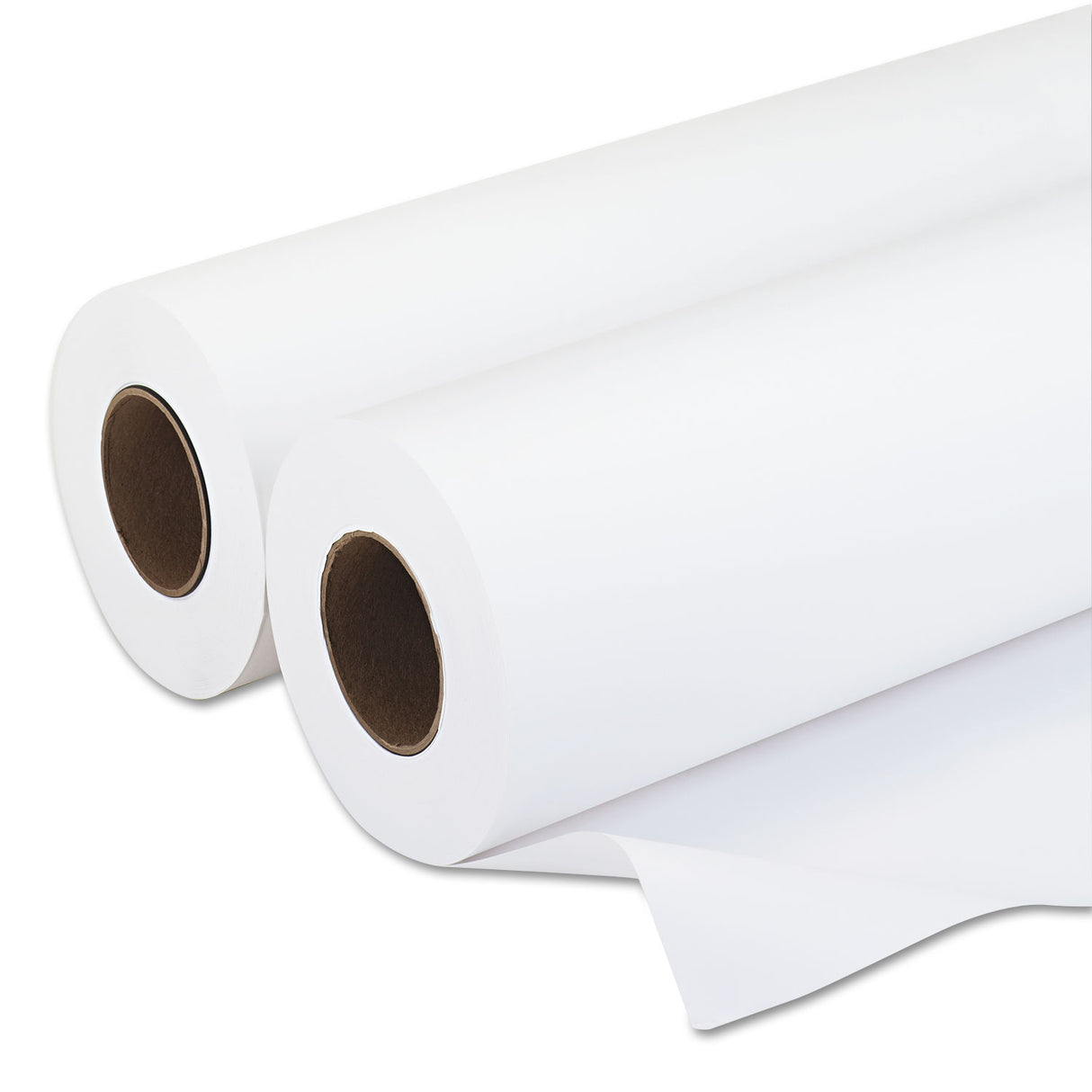 ICONEX Amerigo Wide-Format Paper, 3" Core, 20 lb Bond Weight, 18" x 500 ft, Smooth White, 2/Pack (90750200)