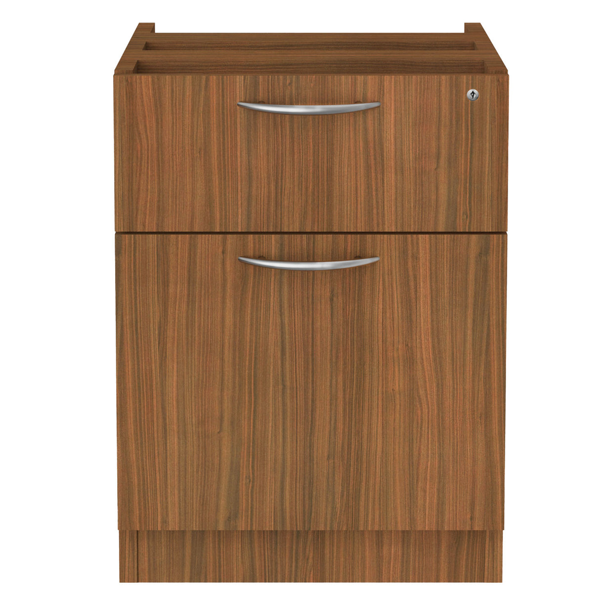Alera Valencia Series Hanging Pedestal File, Left/Right, 2-Drawer: Box/File, Legal/Letter, Modern Walnut,15.63 x 20.5 x 19.25 (ALEVA552222WA)