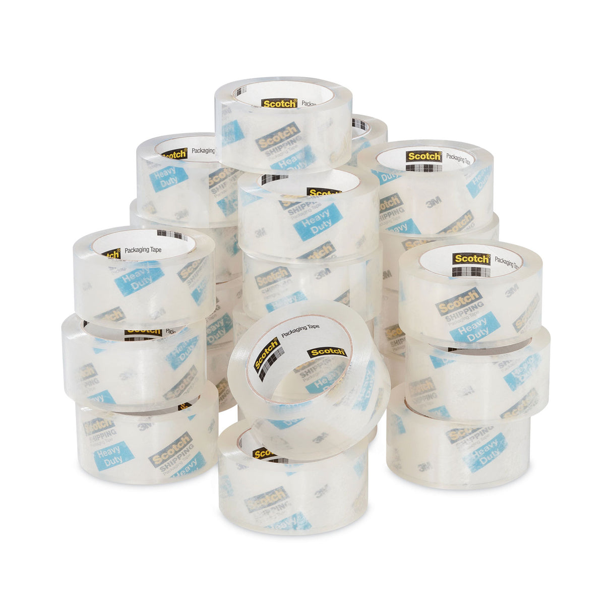 Scotch 3850 Heavy-Duty Packaging Tape, 3" Core, 1.88" x 54.6 yds, Clear, 36/Carton (3850CS36)