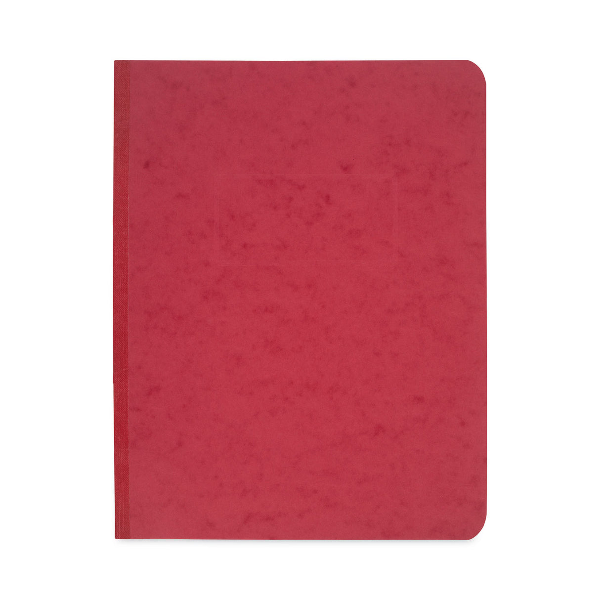 Acco Pressboard Report Cover with Tyvek Reinforced Hinge, Two-Piece Prong Fastener, 3" Capacity, 8.5 x 11, Red/Red (25978)