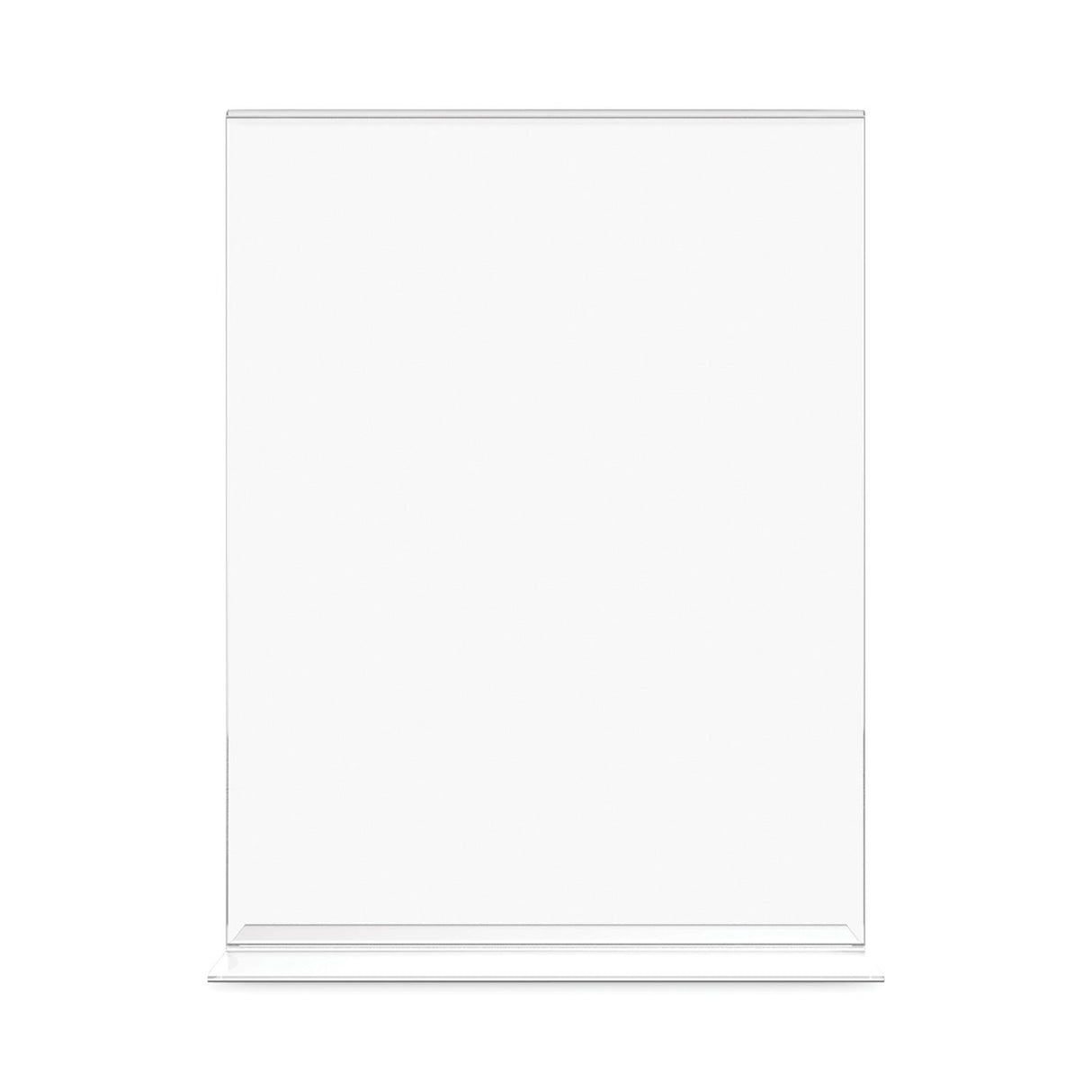 Deflecto Classic Image Double-Sided Sign Holder, 8.5 x 11 Insert, Clear (69201)