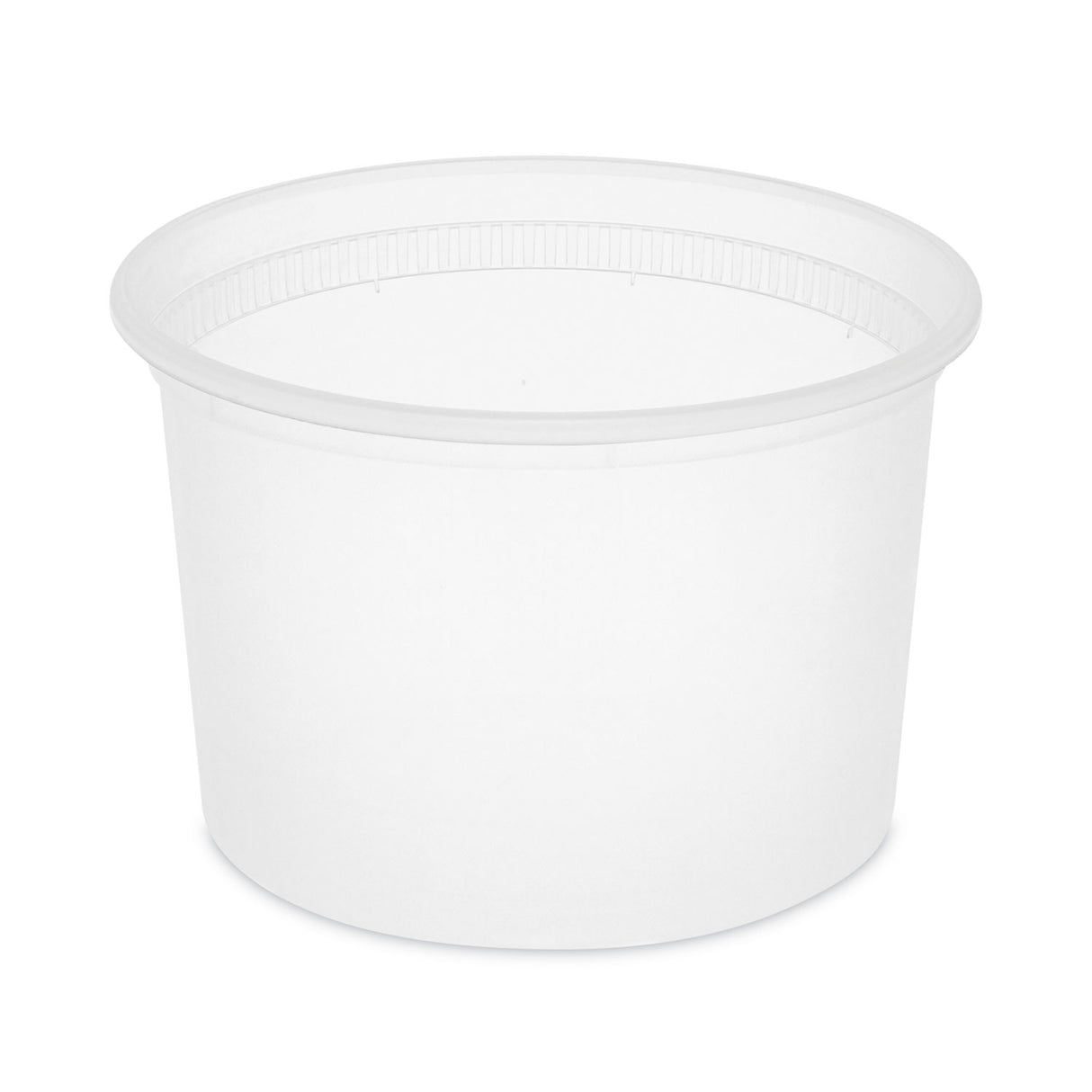 Pactiv Newspring DELItainer Microwavable Container, 64 oz, 4.5 x 4.5 x 6.35, Natural, Plastic, 120/Carton (L6064)