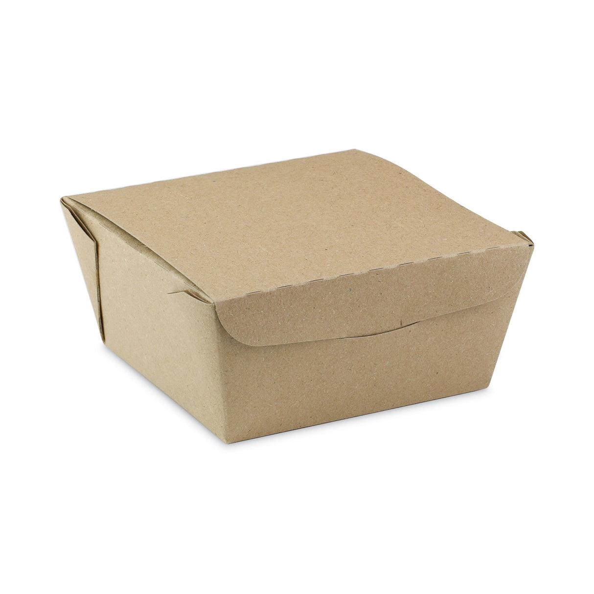 Pactiv EarthChoice OneBox Paper Box, 37 oz, 4.5 x 4.5 x 2.5, Kraft, 312/Carton (NOB01KEC)