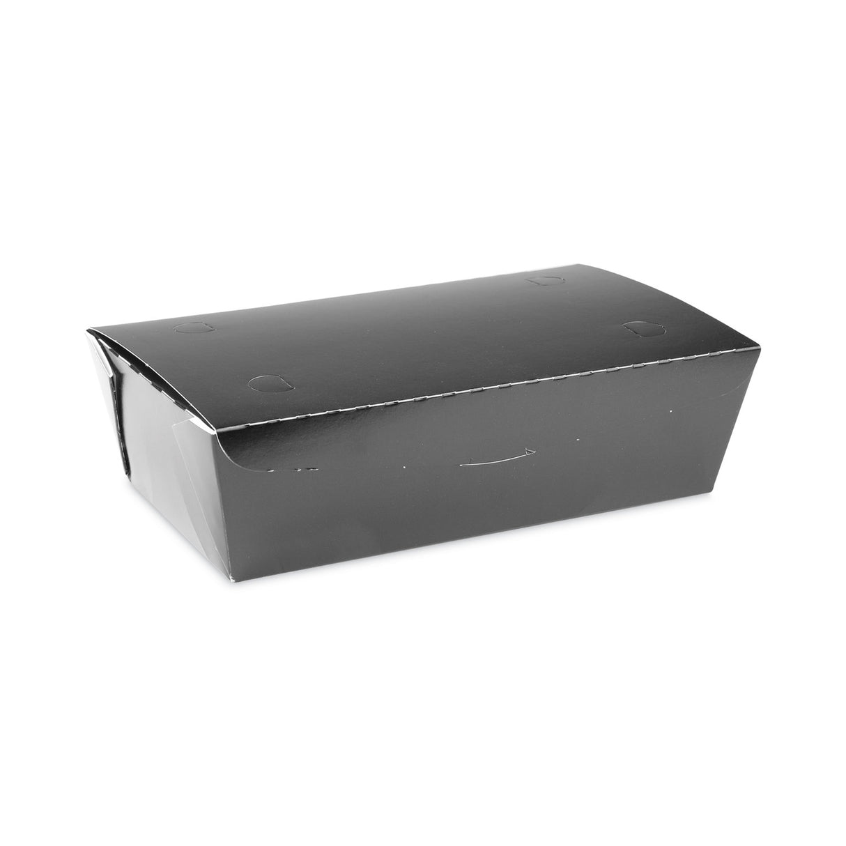Pactiv EarthChoice OneBox Paper Box, 77 oz, 9 x 4.85 x 2.7, Black, 162/Carton (NOB04SB)