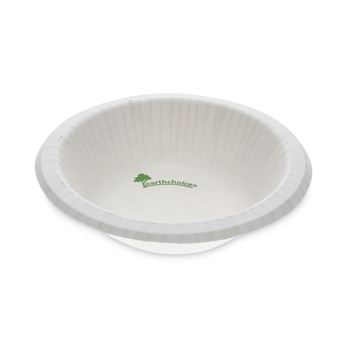 Pactiv EarthChoice Pressware Compostable Dinnerware, Bowl, 12 oz, White, 750/Carton (PSB12EC)