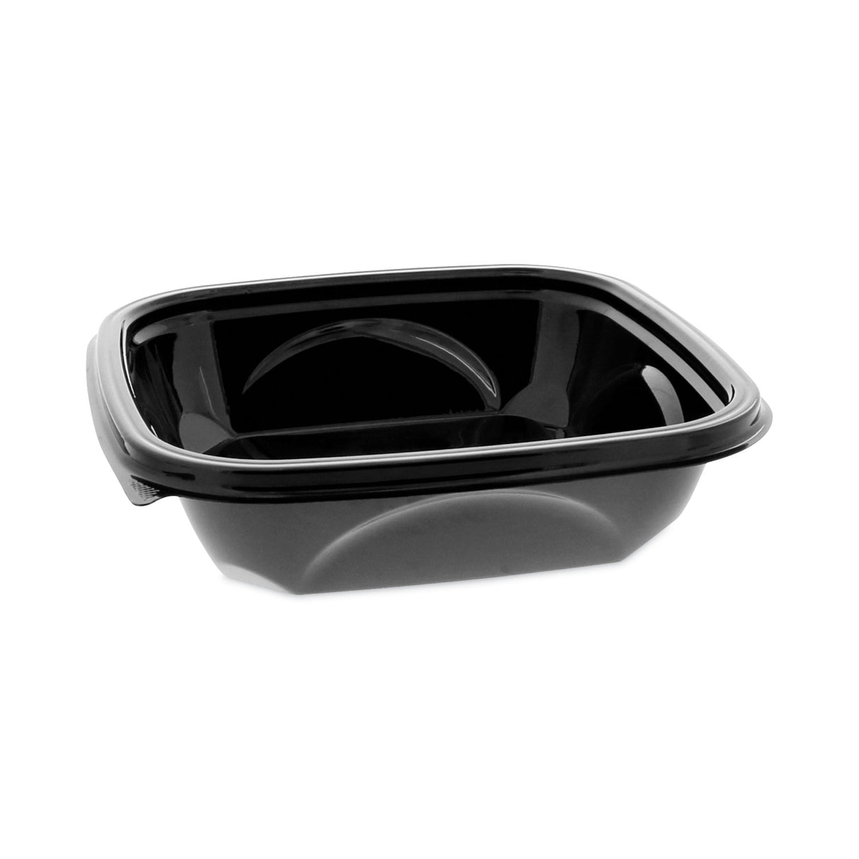 Pactiv EarthChoice Square Recycled Bowl, 24 oz, 7 x 7 x 1.52, Black, Plastic, 300/Carton (SAB0724)