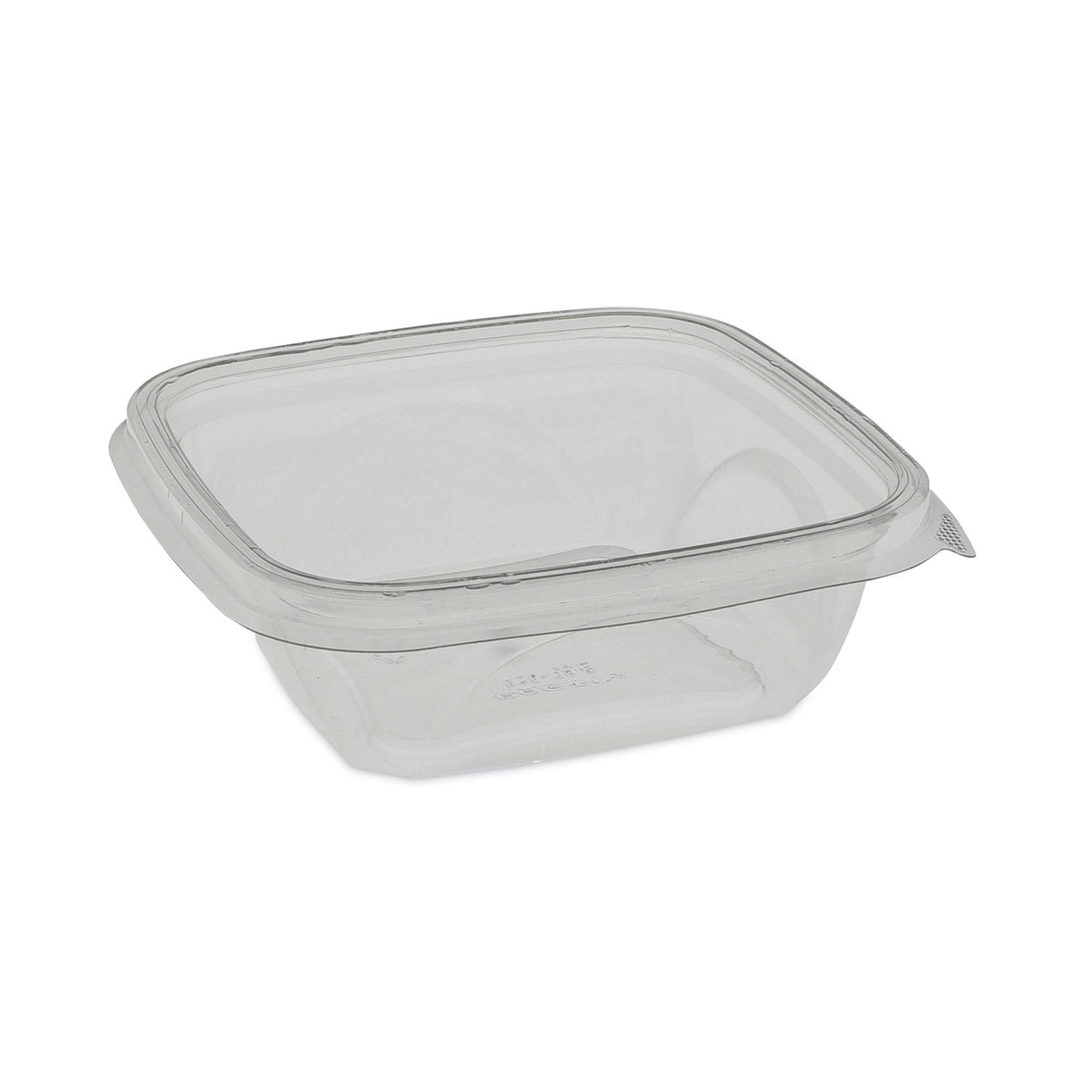 Pactiv EarthChoice Square Recycled Bowl, 12 oz, 5 x 5 x 1.63, Clear, Plastic, 504/Carton (SAC0512)