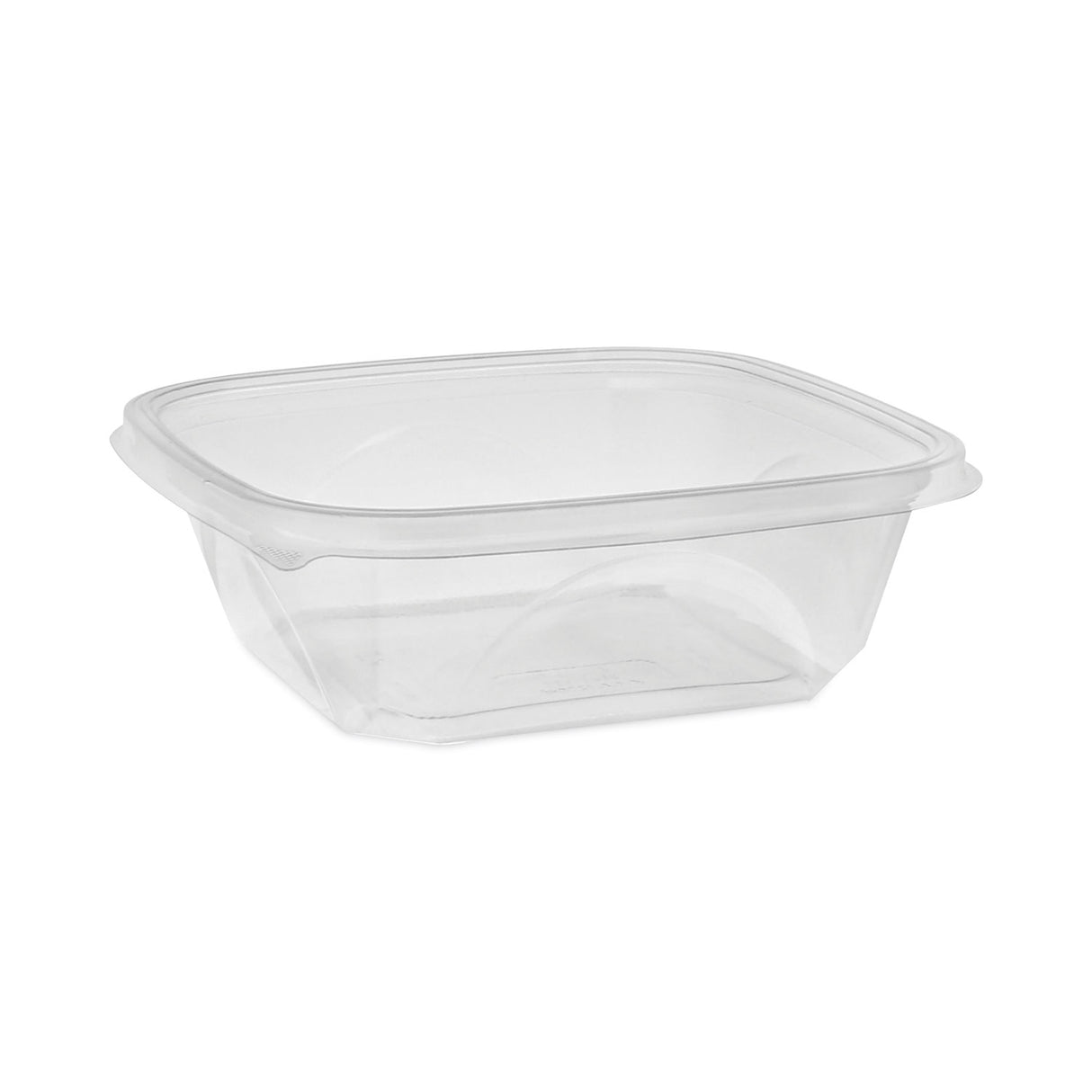 Pactiv EarthChoice Square Recycled Bowl, 32 oz, 7 x 7 x 2, Clear, Plastic, 300/Carton (SAC0732)