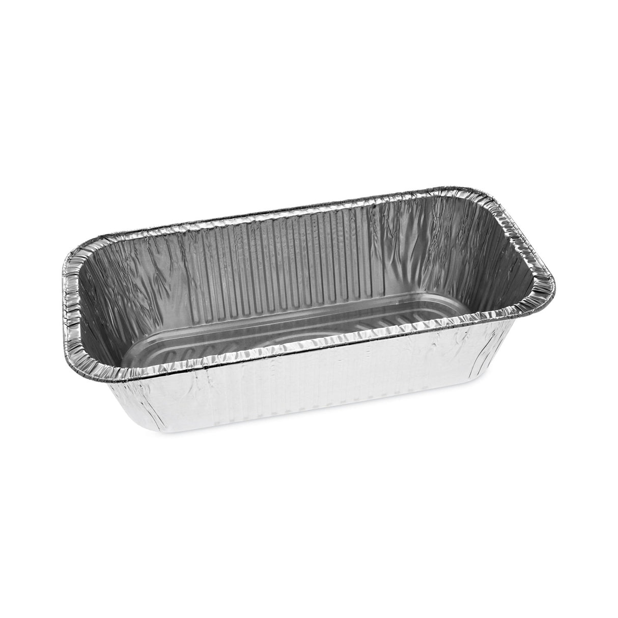 Pactiv Aluminum Steam Table Pan, One-Third Size Deep Loaf, 3" Deep, 5.9 x 8.04, 200/Carton (Y6062XH)