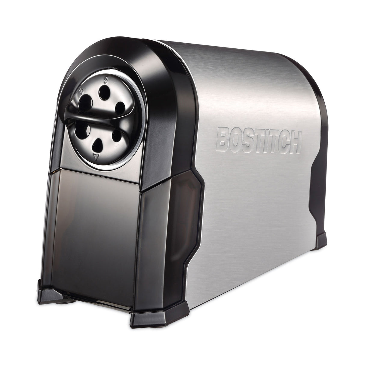 Bostitch Super Pro Glow Commercial Electric Pencil Sharpener, AC-Powered, 6.13 x 10.63 x 9, Black/Silver (EPS14HC)