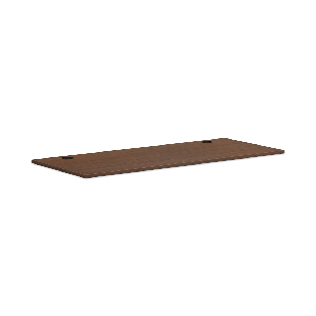 HON Mod Worksurface, Rectangular, 72w x 30d, Sepia Walnut (PLRW7230LE1)