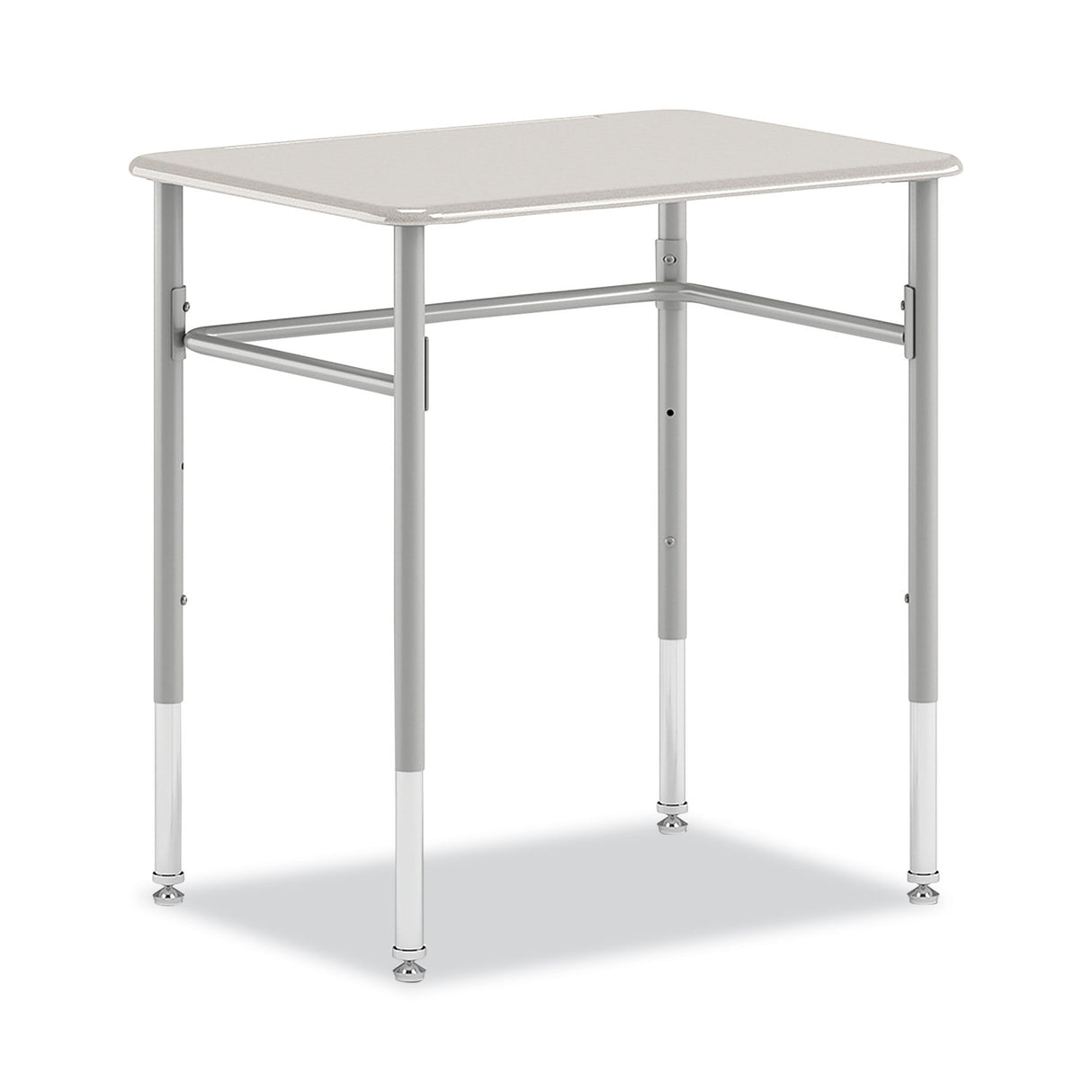HON SmartLink Student Desk, Rectangle, 20" x 26" x 23" to 33", White, 2/Carton (RECT2026EG1T)