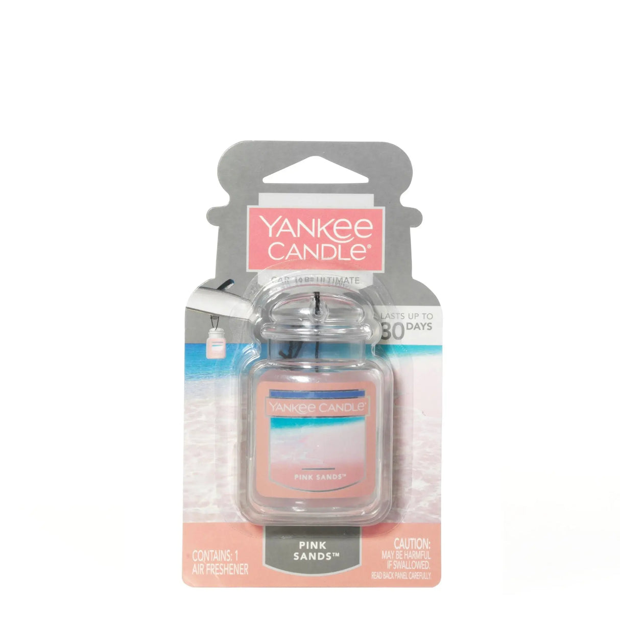 Yankee Candle Car Jar Ultimate (Pink Sands) | Long-Lasting Fresh Fragrance Yankee Candle