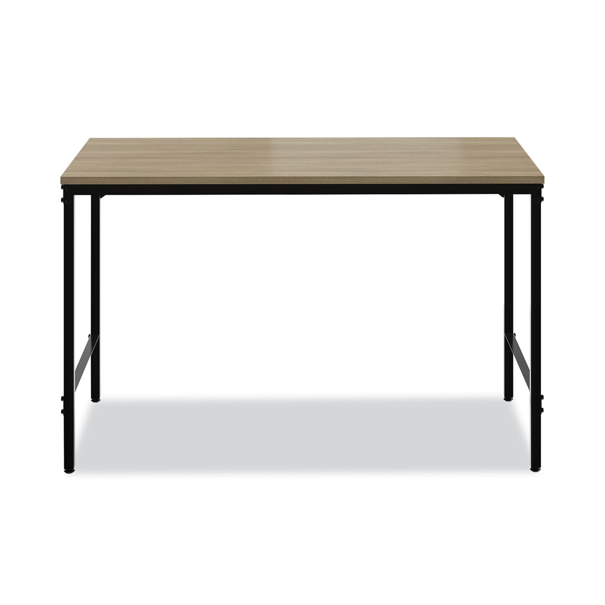 Safco Simple Work Desk, 45.5" x 23.5" x 29.5", Walnut (5272BLWL)